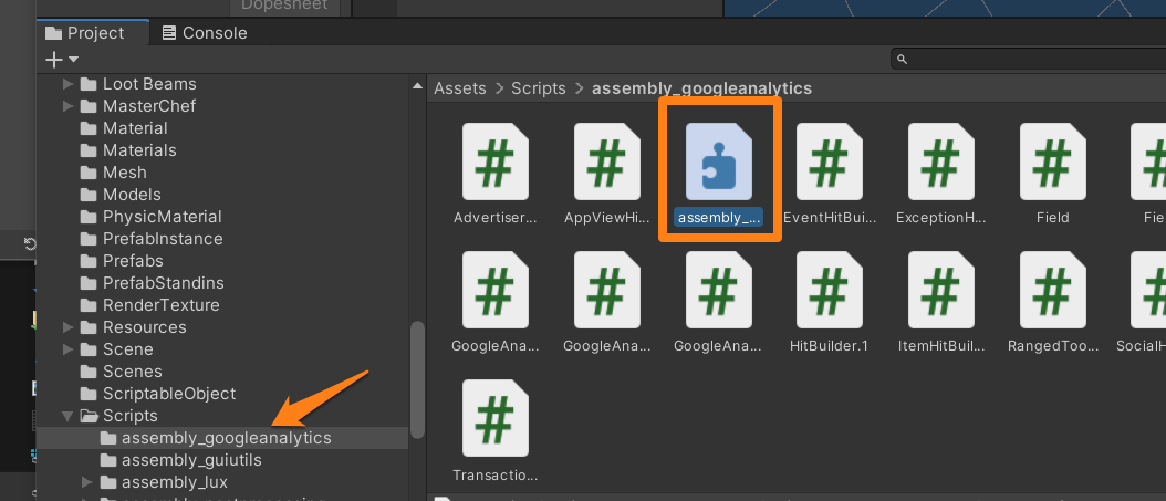 Asset asmrefs