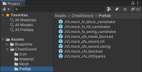 mocked prefabs