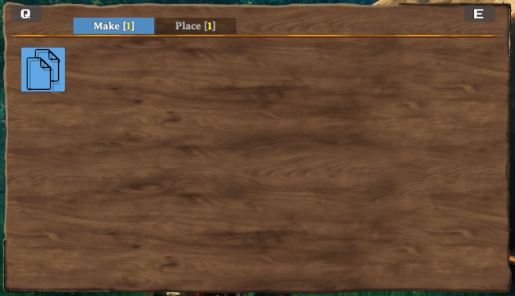 Custom Piece Tables Categories